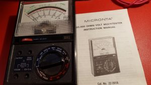 Analog Multimeter Radio Shack  Micronta 22-201A with box