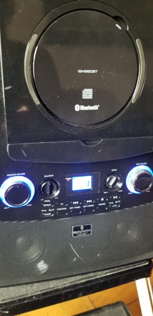 Singing Machine ISM990BT Bluetooth Karaoke System Machine And Power Cord Only