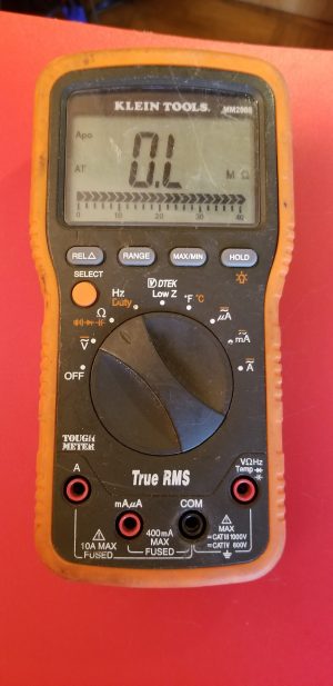 MM2000 KLEIN TOOLS DIGITAL MULTIMETER PRO SERIES USED Works fine