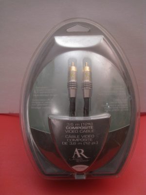 NEW 3.6m 12ft Composite Video Cable by AR Acoustic Research ProSeries II 75 Ohm