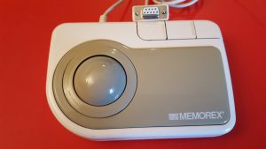 Memorex Trackball Model 300 Vintage Computer Mouse 3 Button.