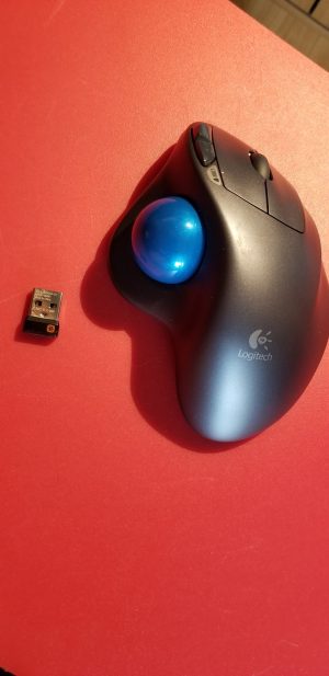 Wireless Mouse Cordless Track Ball PC Mac Logitech M570 Trackball Ergonomic