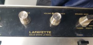 Lafayette La-950 vintage solid state amplifier Phono Japan  Working