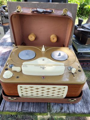 Vintage Tandberg Model 2T Reel to Reel Tape Recorder Tubes Norway