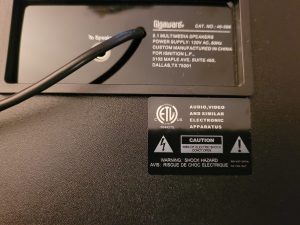 Gigaware 8W 2.1 Multimedia Speaker Set 40-286 RoHS Compliant with Subwoofer